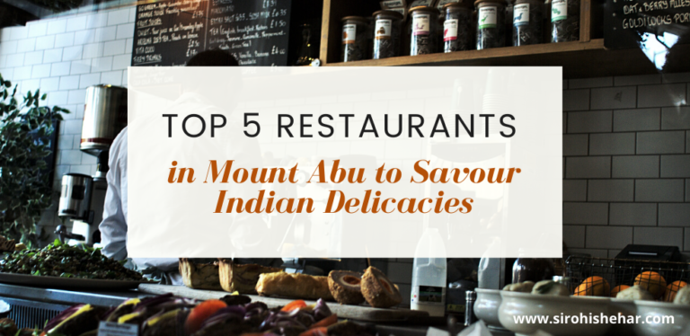 top 5 restaurants in mount abu