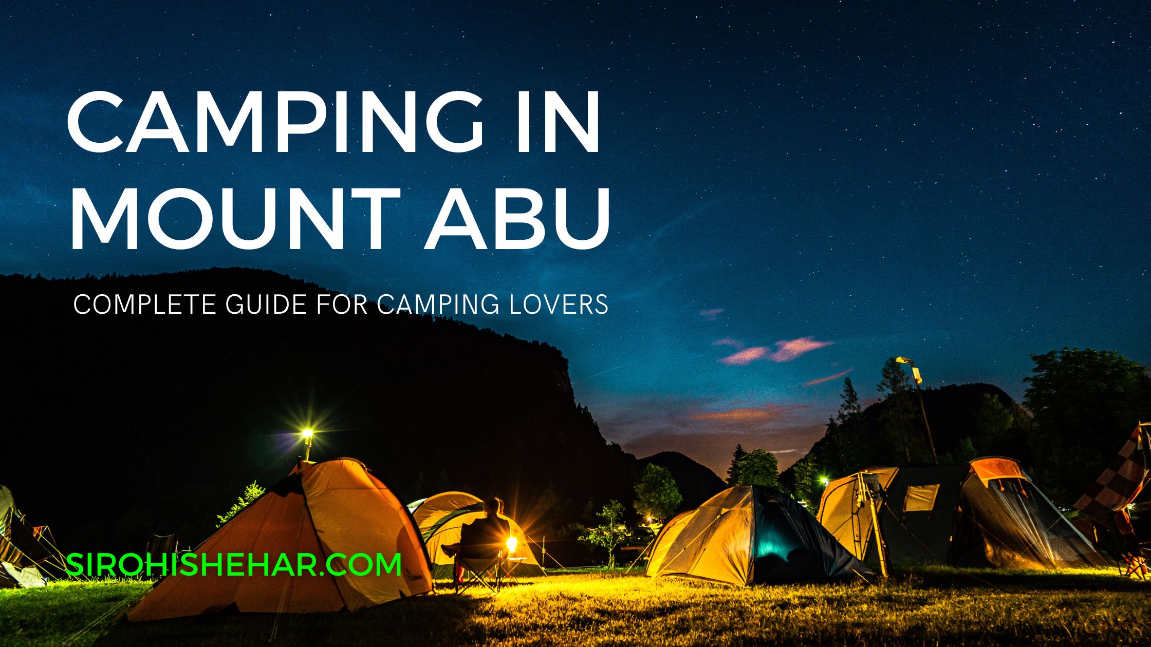 Camping in Mount Abu