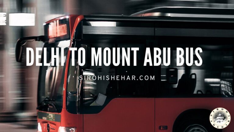 Delhi to Mount Bus
