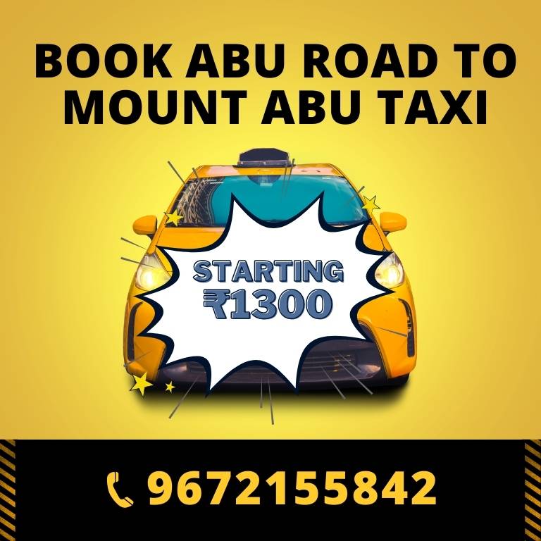 book abu road to mount abu taxi starting at ₹1300